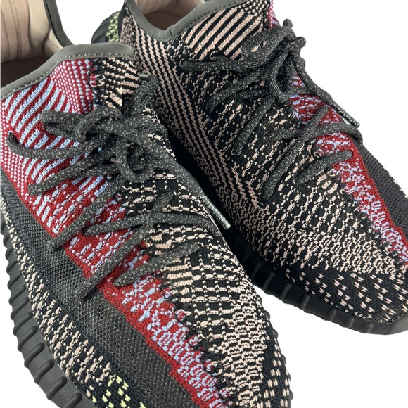 ADIDAS YEEZY Boost 350 V2 Multicolor Cloth Sneakers Marked 10 US Authenticated - Picture 6 of 13
